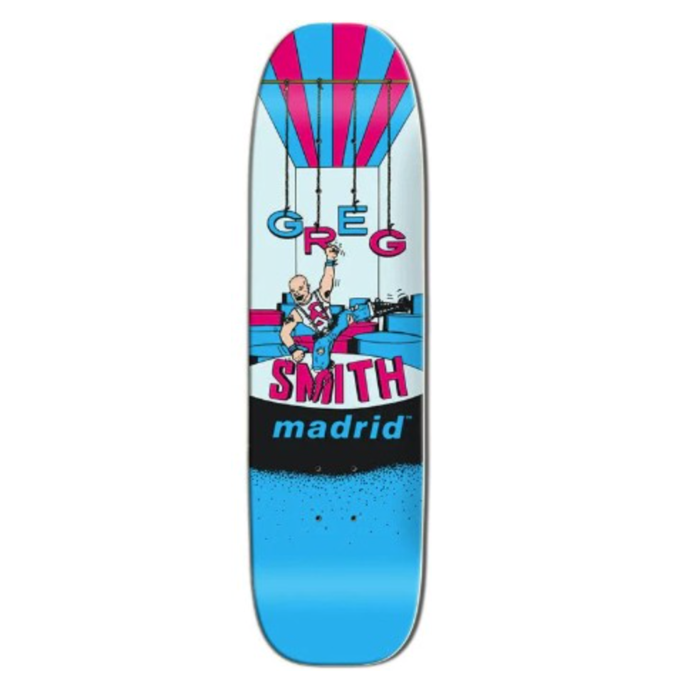 MADRID GREG SMITH PUNK REISSUE FREESTYLE SHAPED DECK 7.25